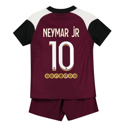 Paris Saint-Germain PSG Fodboldtrøjer Neymar Jr 10 Børn 3. sæt 2021 Kort ærmer Paris Saint-Germain PSG Fodboldtrøjer Neymar Jr 10 Børn 3. sæt 2021 Kort ærmer